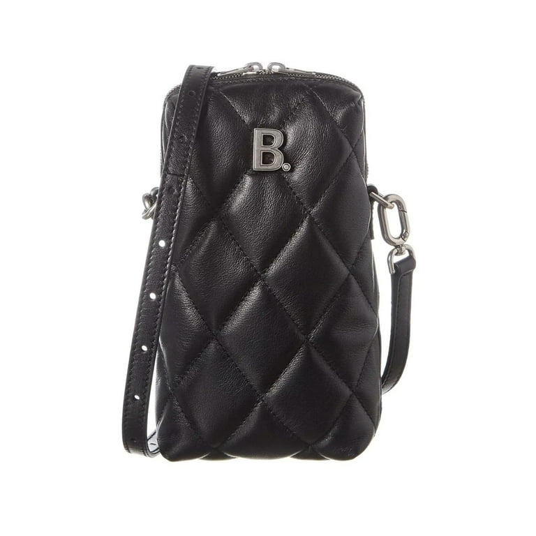 Black Nappa Leather Pocket Bag