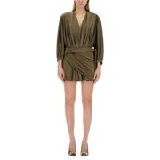 Balenciaga V-Neck Dress With Contemporary Silhouette Women's