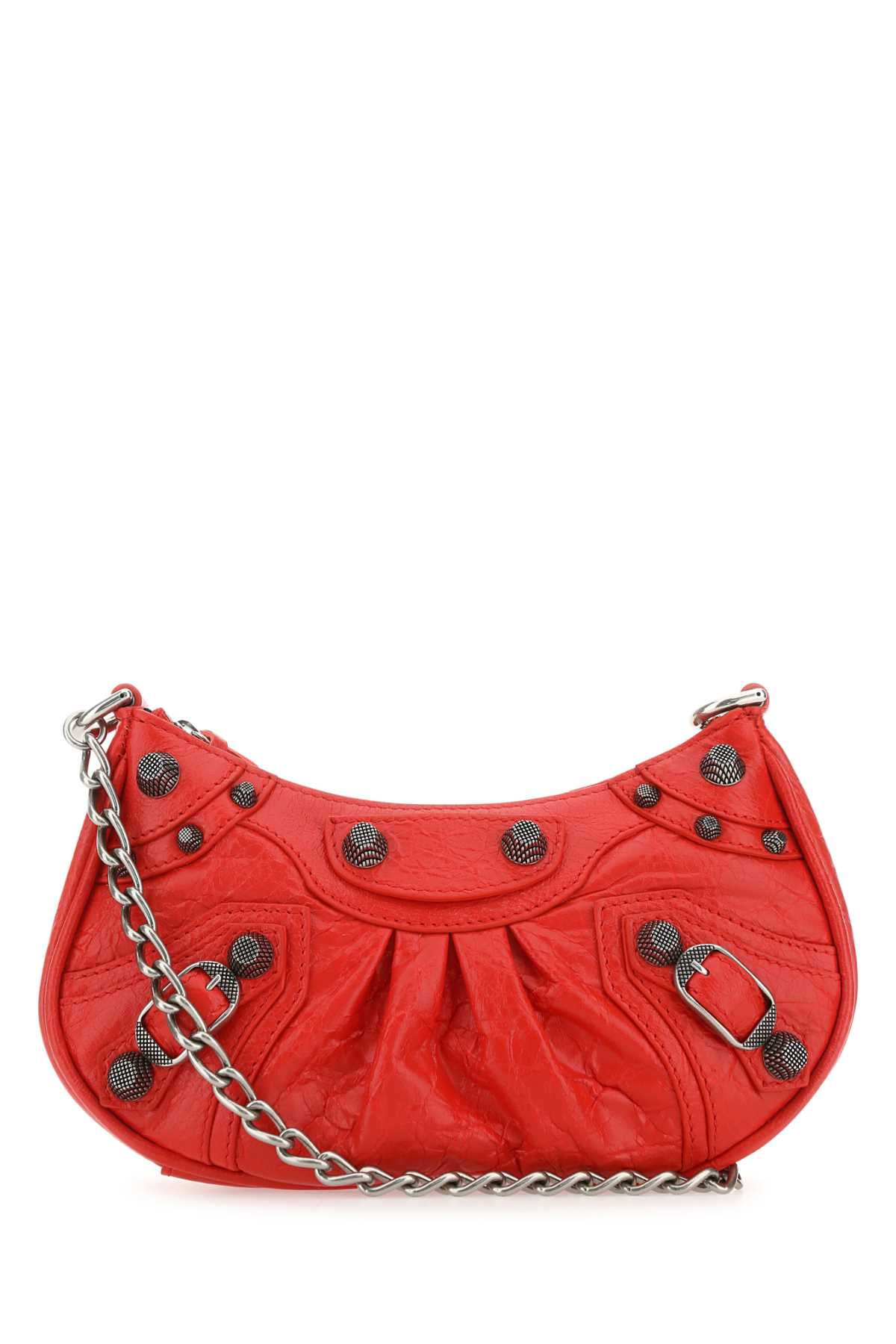 Balenciaga Le Cagole Duffle Mini Shoulder Bag in Red | Lyst UK