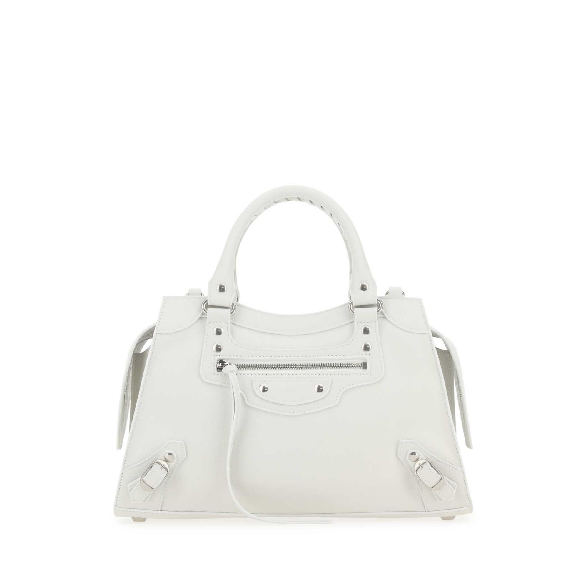 Balenciaga - Neo Classic City S Leather Bag - Womens - White