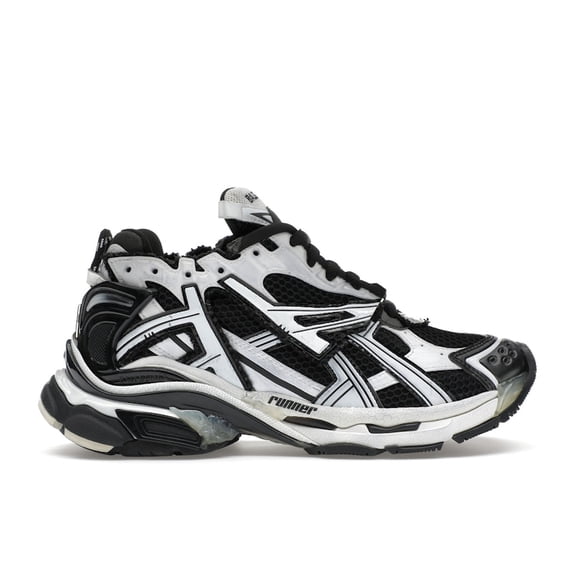 Balenciaga Women's Runner White Black White Shoes, from StockX