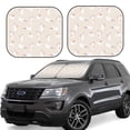 thumbnail image 1 of Balery 2 Piece Beautiful Rabbit Car Windshield Sun Shade|Foldable Front Windshield Shade for Car Front Window for Most Sedans SUV Truck-Medium, 1 of 7