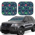 thumbnail image 1 of Balery 2 Piece Christmas Car Windshield Sun Shade|Foldable Front Windshield Shade for Car Front Window for Most Sedans SUV Truck-Medium, 1 of 7