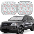 thumbnail image 1 of Balery 2 Piece Cute Rabbit And Heart Car Windshield Sun Shade|Foldable Front Windshield Shade for Car Front Window for Most Sedans SUV Truck-Large, 1 of 7
