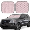 thumbnail image 1 of Balery 2 Piece Cute Rabbit Car Windshield Sun Shade|Foldable Front Windshield Shade for Car Front Window for Most Sedans SUV Truck-Medium, 1 of 7