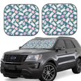 thumbnail image 1 of Balery 2 Piece Cute Rabbit Easter Car Windshield Sun Shade|Foldable Front Windshield Shade for Car Front Window for Most Sedans SUV Truck-Large, 1 of 7