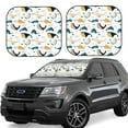 thumbnail image 1 of Balery 2 Piece Cute Whale Car Windshield Sun Shade|Foldable Front Windshield Shade for Car Front Window for Most Sedans SUV Truck-Medium, 1 of 7