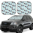 thumbnail image 1 of Balery 2 Piece Dachshund Dog Puppy Car Windshield Sun Shade|Foldable Front Windshield Shade for Car Front Window for Most Sedans SUV Truck-Medium, 1 of 7