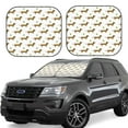 thumbnail image 1 of Balery 2 Piece Dachshund Going To Play Tennis Car Windshield Sun Shade|Foldable Front Windshield Shade for Car Front Window for Most Sedans SUV Truck-Small, 1 of 7