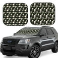 thumbnail image 1 of Balery 2 Piece Daisy Car Windshield Sun Shade|Foldable Front Windshield Shade for Car Front Window for Most Sedans SUV Truck-, 1 of 7