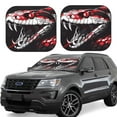thumbnail image 1 of Balery 2 Piece Fierce Red Viper Graphic Art Car Windshield Sun Shade|Foldable Front Windshield Shade for Car Front Window for Most Sedans SUV Truck-Medium, 1 of 7