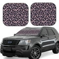 thumbnail image 1 of Balery 2 Piece Flower Car Windshield Sun Shade|Foldable Front Windshield Shade for Car Front Window for Most Sedans SUV Truck-Large, 1 of 7