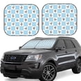 thumbnail image 1 of Balery 2 Piece Funny Chicken Car Windshield Sun Shade|Foldable Front Windshield Shade for Car Front Window for Most Sedans SUV Truck-, 1 of 7
