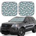 thumbnail image 1 of Balery 2 Piece Funny Chicken Car Windshield Sun Shade|Foldable Front Windshield Shade for Car Front Window for Most Sedans SUV Truck-, 1 of 7