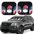 thumbnail image 1 of Balery 2 Piece Gnome Independence Day Car Windshield Sun Shade|Foldable Front Windshield Shade for Car Front Window for Most Sedans SUV Truck-Large, 1 of 7