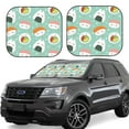 thumbnail image 1 of Balery 2 Piece Kawaii Sushi Car Windshield Sun Shade|Foldable Front Windshield Shade for Car Front Window for Most Sedans SUV Truck-Medium, 1 of 7