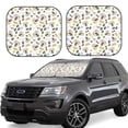 thumbnail image 1 of Balery 2 Piece Labrador Retriever Dog Car Windshield Sun Shade|Foldable Front Windshield Shade for Car Front Window for Most Sedans SUV Truck-Small, 1 of 7