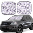 thumbnail image 1 of Balery 2 Piece Lavender Flowers Car Windshield Sun Shade|Foldable Front Windshield Shade for Car Front Window for Most Sedans SUV Truck-, 1 of 7