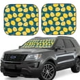 thumbnail image 1 of Balery 2 Piece Lemon Car Windshield Sun Shade|Foldable Front Windshield Shade for Car Front Window for Most Sedans SUV Truck-Small, 1 of 7