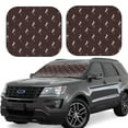 thumbnail image 1 of Balery 2 Piece Leopard Print Car Windshield Sun Shade|Foldable Front Windshield Shade for Car Front Window for Most Sedans SUV Truck-, 1 of 7