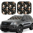 thumbnail image 1 of Balery 2 Piece Lilies Flowers Car Windshield Sun Shade|Foldable Front Windshield Shade for Car Front Window for Most Sedans SUV Truck-Large, 1 of 7