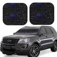 thumbnail image 1 of Balery 2 Piece Mathematica Science Car Windshield Sun Shade|Foldable Front Windshield Shade for Car Front Window for Most Sedans SUV Truck-Large, 1 of 7