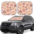 thumbnail image 1 of Balery 2 Piece Mushrooms2 Car Windshield Sun Shade|Foldable Front Windshield Shade for Car Front Window for Most Sedans SUV Truck-Small, 1 of 7