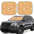 thumbnail image 1 of Balery 2 Piece Orchids Flowers Car Windshield Sun Shade|Foldable Front Windshield Shade for Car Front Window for Most Sedans SUV Truck-Small, 1 of 7