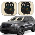 thumbnail image 1 of Balery 2 Piece Owl with Mandala Car Windshield Sun Shade|Foldable Front Windshield Shade for Car Front Window for Most Sedans SUV Truck-Large, 1 of 7