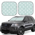 thumbnail image 1 of Balery 2 Piece Playing Rabbit Car Windshield Sun Shade|Foldable Front Windshield Shade for Car Front Window for Most Sedans SUV Truck-Small, 1 of 7
