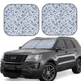 thumbnail image 1 of Balery 2 Piece Rabbit And Butterfly Car Windshield Sun Shade|Foldable Front Windshield Shade for Car Front Window for Most Sedans SUV Truck-Medium, 1 of 7