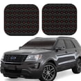 thumbnail image 1 of Balery 2 Piece Red Poker Car Windshield Sun Shade|Foldable Front Windshield Shade for Car Front Window for Most Sedans SUV Truck-Small, 1 of 7