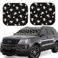 thumbnail image 1 of Balery 2 Piece Rose Flowers Car Windshield Sun Shade|Foldable Front Windshield Shade for Car Front Window for Most Sedans SUV Truck-Large, 1 of 7