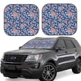 thumbnail image 1 of Balery 2 Piece Rose Flowers Car Windshield Sun Shade|Foldable Front Windshield Shade for Car Front Window for Most Sedans SUV Truck-Small, 1 of 7