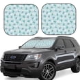 thumbnail image 1 of Balery 2 Piece Sea Turtle Car Windshield Sun Shade|Foldable Front Windshield Shade for Car Front Window for Most Sedans SUV Truck-, 1 of 7