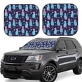 thumbnail image 1 of Balery 2 Piece Silhouette Cats Car Windshield Sun Shade|Foldable Front Windshield Shade for Car Front Window for Most Sedans SUV Truck-, 1 of 7