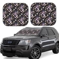 thumbnail image 1 of Balery 2 Piece Snake And Floral1 Car Windshield Sun Shade|Foldable Front Windshield Shade for Car Front Window for Most Sedans SUV Truck-Medium, 1 of 7