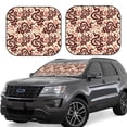 thumbnail image 1 of Balery 2 Piece Snake Car Windshield Sun Shade|Foldable Front Windshield Shade for Car Front Window for Most Sedans SUV Truck-Large, 1 of 7