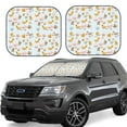 thumbnail image 1 of Balery 2 Piece Squirrel In The Forest Car Windshield Sun Shade|Foldable Front Windshield Shade for Car Front Window for Most Sedans SUV Truck-Medium, 1 of 7