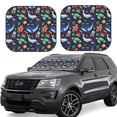 thumbnail image 1 of Balery 2 Piece The Underwater World Car Windshield Sun Shade|Foldable Front Windshield Shade for Car Front Window for Most Sedans SUV Truck-Medium, 1 of 7