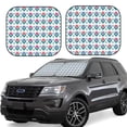 thumbnail image 1 of Balery 2 Piece Tulips Flowers Car Windshield Sun Shade|Foldable Front Windshield Shade for Car Front Window for Most Sedans SUV Truck-, 1 of 7