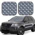 thumbnail image 1 of Balery 2 Piece Turtle Car Windshield Sun Shade|Foldable Front Windshield Shade for Car Front Window for Most Sedans SUV Truck-Large, 1 of 7