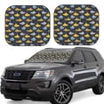 thumbnail image 1 of Balery 2 Piece Watercolor Bathyscaphe Car Windshield Sun Shade|Foldable Front Windshield Shade for Car Front Window for Most Sedans SUV Truck-Large, 1 of 7
