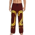 Balery 2025 New Year 4 print Men's Pajama Pants,Ultra Lightweight Pjs