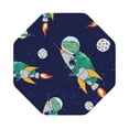 thumbnail image 1 of Balery 4 Pcs Astronaut Dinosaur And Spaceleather Coasters Set, Drink Table Cup Coasters For Living Room Kitchen Coffee Decor, 1 of 9