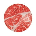 thumbnail image 1 of Balery 4 Pcs Beef Steaksleather Coasters Set, Drink Table Cup Coasters For Living Room Kitchen Coffee Decor, 1 of 1