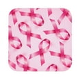 thumbnail image 1 of Balery 4 Pcs Breast Cancer Ribbons Awarenessleather Coasters Set, Drink Table Cup Coasters For Living Room Kitchen Coffee Decor, 1 of 9