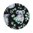 thumbnail image 1 of Balery 4 Pcs Cartoon Koala Bearleather Coasters Set, Drink Table Cup Coasters For Living Room Kitchen Coffee Decor, 1 of 9