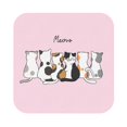 thumbnail image 1 of Balery 4 Pcs Cute Catsleather Coasters Set, Drink Table Cup Coasters For Living Room Kitchen Coffee Decor, 1 of 1