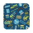 thumbnail image 1 of Balery 4 Pcs Dump Truckleather Coasters Set, Drink Table Cup Coasters For Living Room Kitchen Coffee Decor, 1 of 9